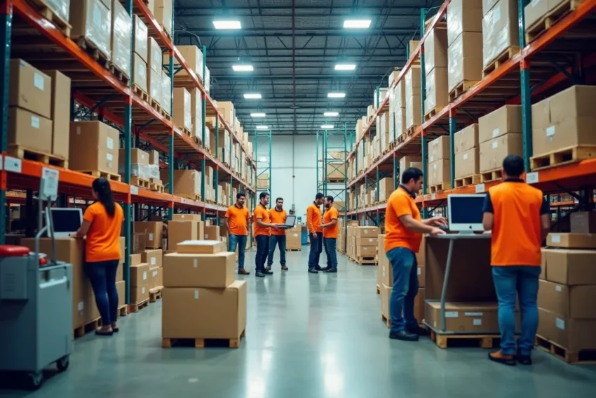 logistics team using expedited shipping to accelerate urgent deliveries